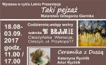 Letnie Prezentacje – malarstwo Grzegorza Giermka i ceramika Katarzyny i Artura Rychlik